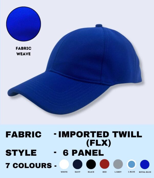 CAPS-IMPORTED TWILL Royal Blue