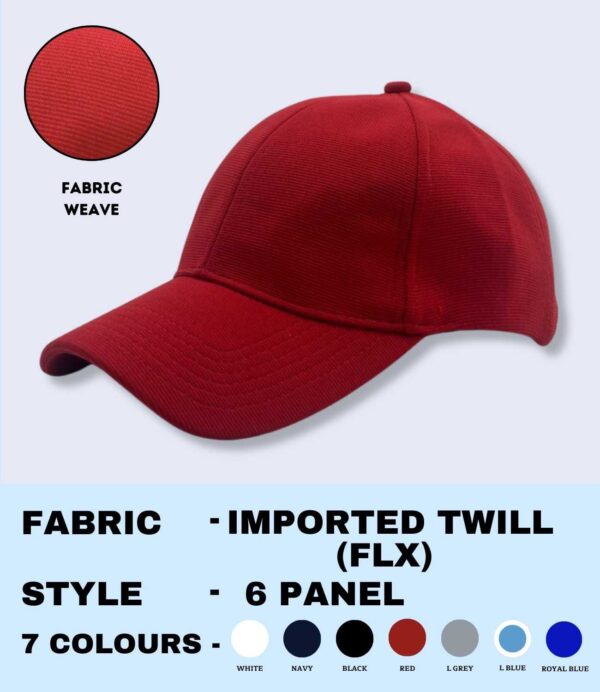 CAPS-IMPORTED TWILL Red