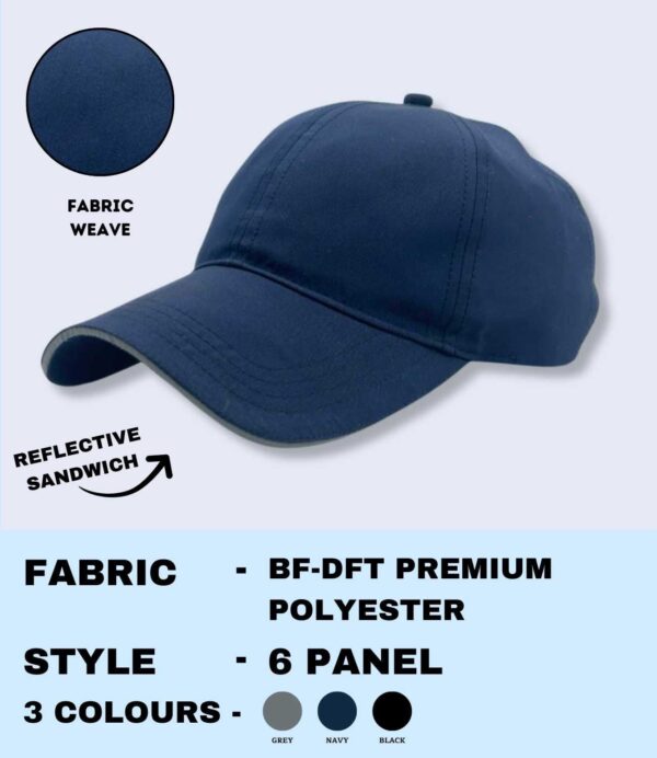 CAPS-DRYFIT Navy Blue -6