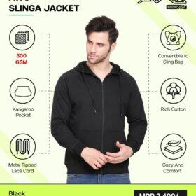 AWG-SLINGA JACKET Black 4XL