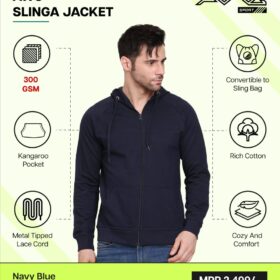 AWG-SLINGA JACKET Navy Blue 3XL