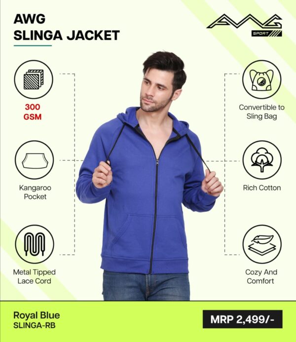 AWG-SLINGA JACKET Royal Blue 4XL