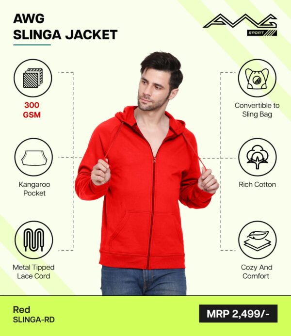 AWG-SLINGA JACKET Red