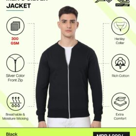 AWG-SILVER JACKET Black