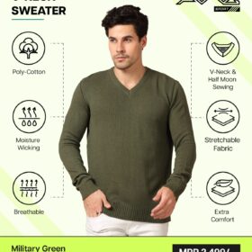 AWG-SWEATERS Military Green 3XL