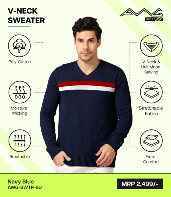 AWG-SWEATERS Navy Blue