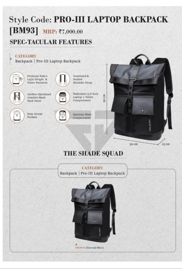Pro-iii Laptop Backpack