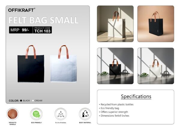 Offikraft Felt Bag Small