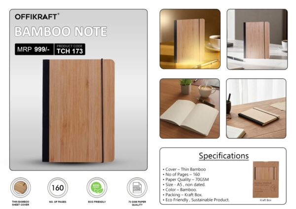 Offikraft Bamboo Note
