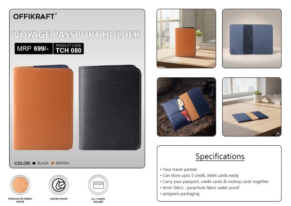 Offikraft Voyage Passport Holder