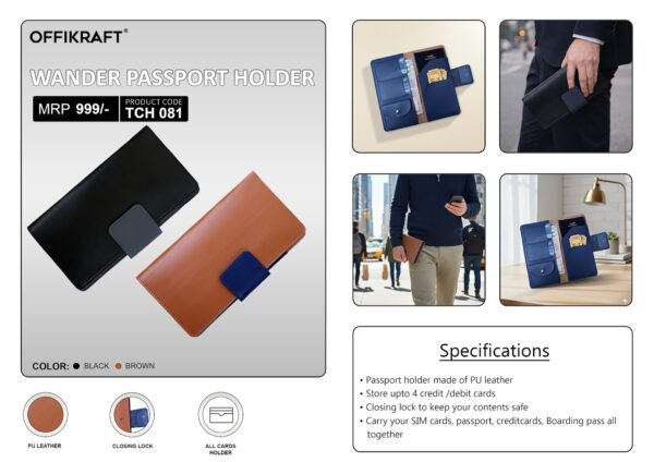 Offikraft Wander Passport Holder