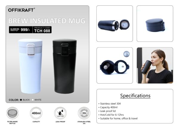 Offikraft Brew Insulated Mug