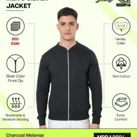 AWG-SILVER JACKET Charcoal Melange
