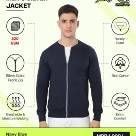 AWG-SILVER JACKET Navy Blue 3XL