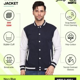 AWG-VARSITY JACKET Navvy Blue 3XL