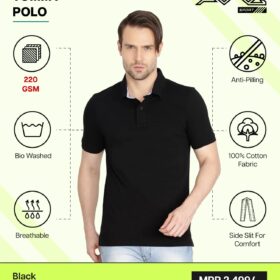 AWG- TOMMY POLO Black