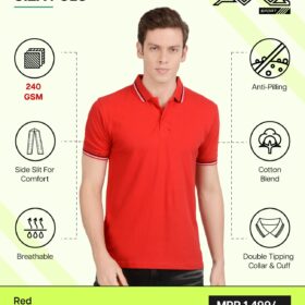 AWG- GIZA POLO Red 3XL