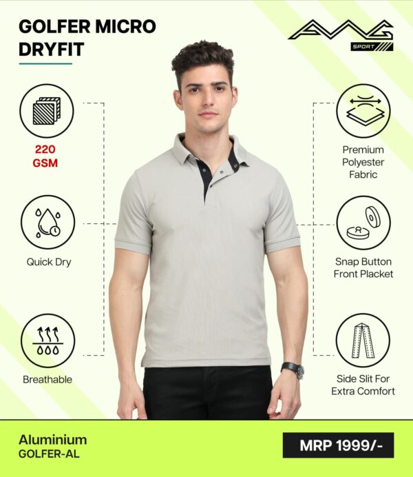 AWG- GOLFER MICRO DRYFIT Aluminium