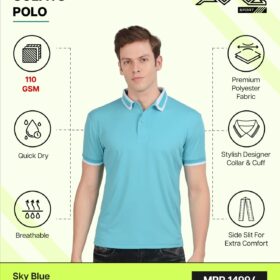 AWG- GOLFITO POLO Sky blue