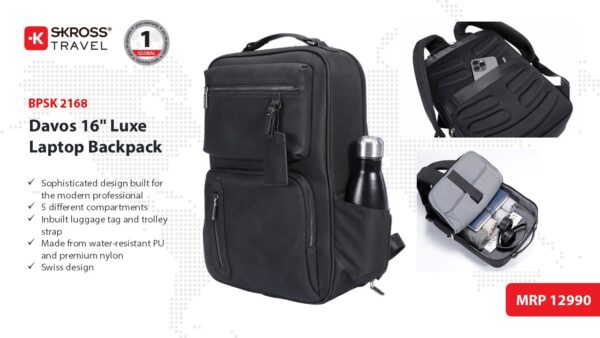 Skross Luxe Laptop Backpack Bags