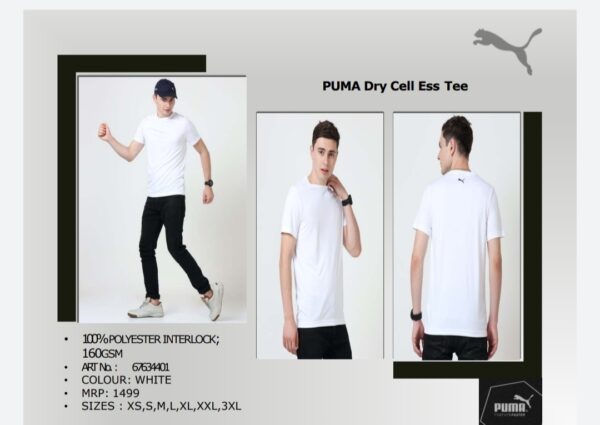 Puma Dry Cell Ess Tee White