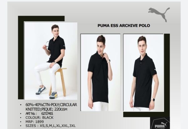 Puma Ess Archieve Polo Black