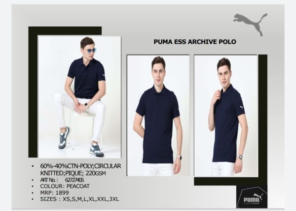 Puma Ess Archieve Polo Peacoat