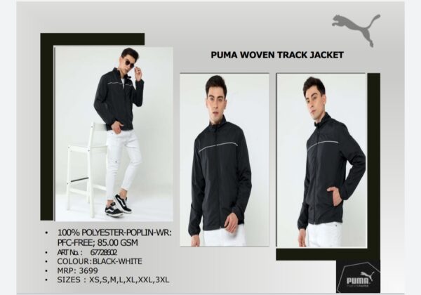 Puma Woven Track Jacket-black