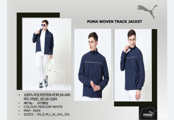 Puma Woven Track Jacket-peacoat