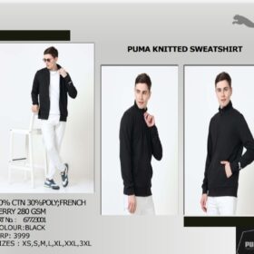 Puma Knitted Sweatshirt Black