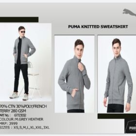 Puma Knitted Sweatshirt Grey