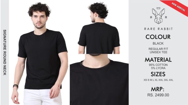 Signature Round Neck Black