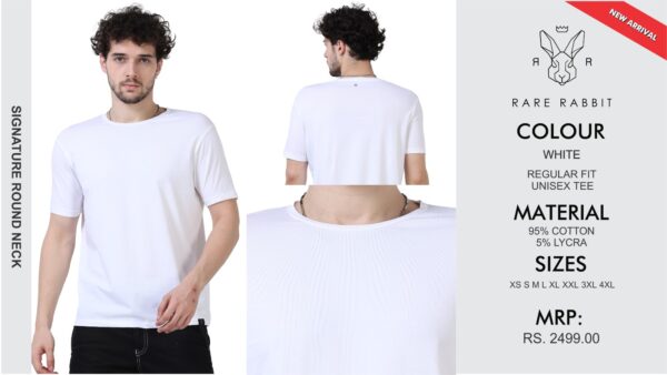 Signature Round Neck White