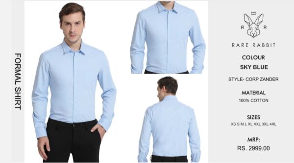 Shirt Male Sky Blue