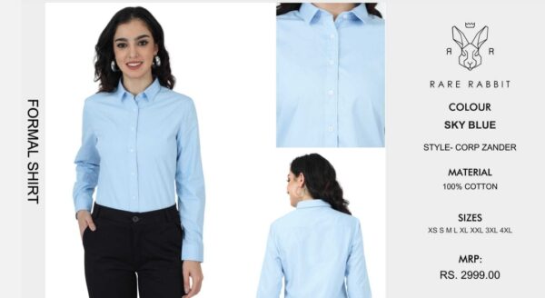 Shirt Female Sky Blue