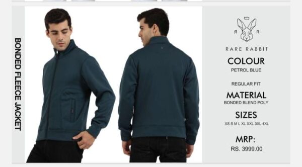 Bonded Fleece Petrol