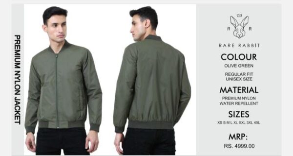 Nylon Jacket Olive Green