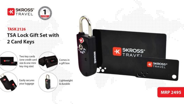 Skross Tsa Lock Gift Set With 2 Card Keys