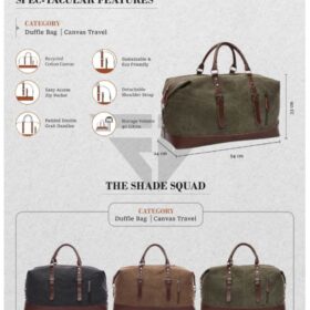 Canvas 40l Travel Duffle