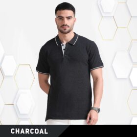 Organic Tipping Polo Charcoal