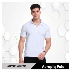 Aeropiq Polo Artic White