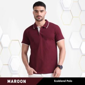 Ecoblend Polo Maroon