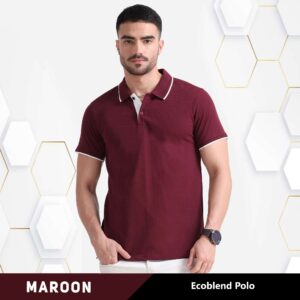 Ecoblend Polo Maroon