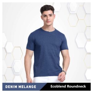 Ecoblend Roundneck Denim Melange