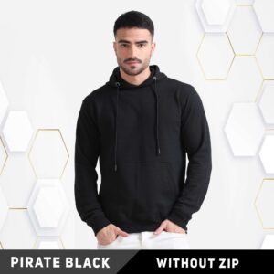 Urbanhood Premium Hoodies Pirate Black