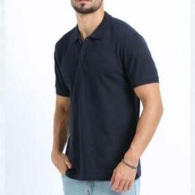 ORGANIC PLAIN POLO NAVY