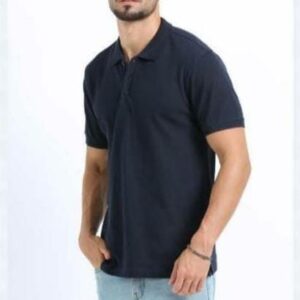 ORGANIC PLAIN POLO NAVY