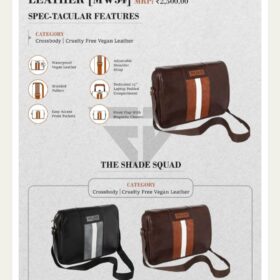 Cruelty Free Vegan Leather Crossbody