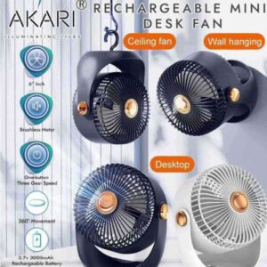 Rechargerable mini Desk Fan