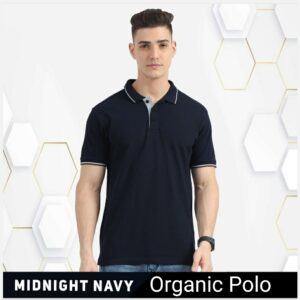 Organic Tipping Polo Midnight Navy